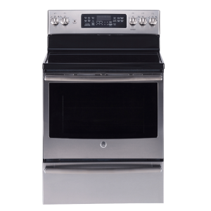 Cuisinière électrique à convection véritable 30" GE avec four de 5 pi³ acier inoxydable