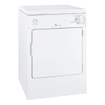 GE 24" / 3,6ft³ Portable Dryer 110V White