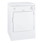 GE 24" / 3.6ft³ Portable Dryer 110V White